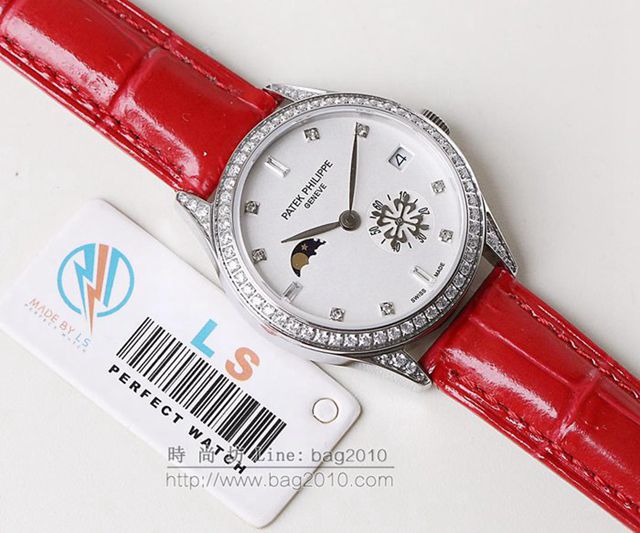 PATEK PHILIPPE手錶 2019最新款情侶對表 百達翡麗月相系列 百達翡麗高端情侶腕表  hds1419